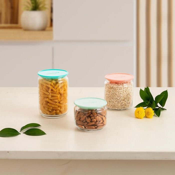 Tarro Vidrio y Tapa Pp Joy Luminarc 0,5 L (6 Unidades) 2 Tarro Vidrio y Tapa Pp Joy Luminarc 0,5 L (6 Unidades) 2