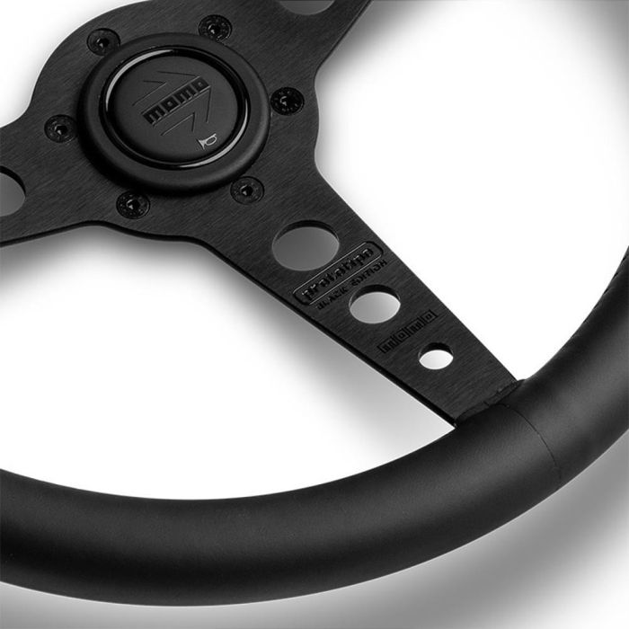 Momo Volant Momo Prototype 350 mm Cuir Noir MOMVPROBLKED350R Tuning 350 mm Noir