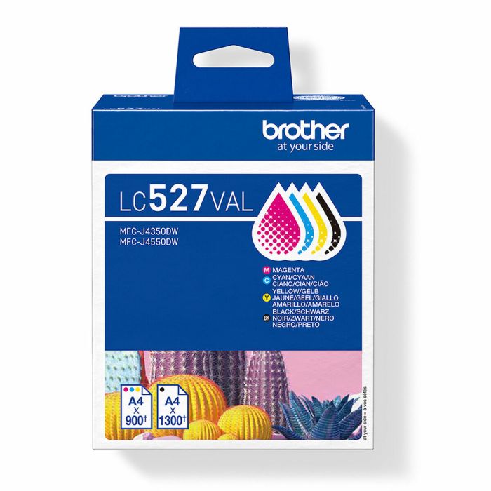 Cartouche d'encre originale Brother LC527VAL Multicouleur (4 Unités) 0 Cartouche d'encre originale Brother LC527VAL Multicouleur (4 Unités) 0