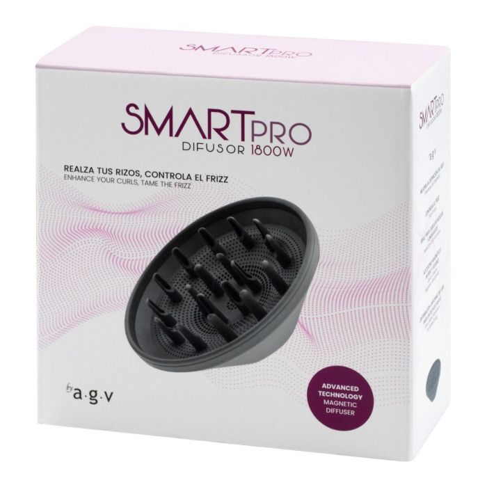 By AGV Pack Sèche-Cheveux et Diffuseur Smart Pro 1800W Ionique Silencieux Séchage Rapide 2