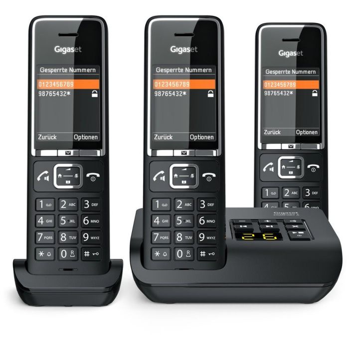 Gigaset COMFORT 550A trio schwarz/chrom 19