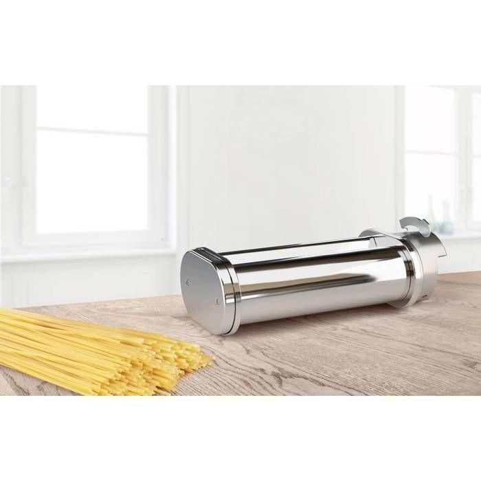 Bosch MUZ5NV3 - Accessoire machine à spaghetti en acier gris - Compatible avec robot multifonction MUM52120