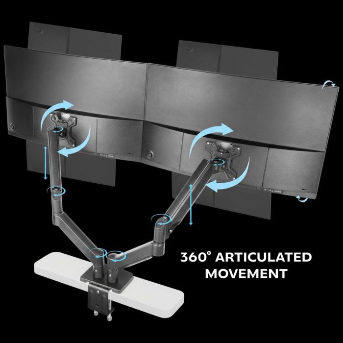 Support de table d'écran Mars Gaming MARMPRO2 32" 10" 3