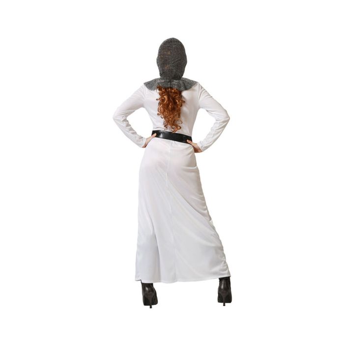 Déguisement pour Adultes Blanc Chevalier des Croisades Femme 3 Déguisement pour Adultes Blanc Chevalier des Croisades Femme 3