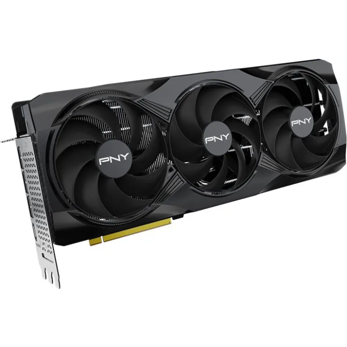 PNY Carte graphique GeForce RTX 5080 16 Go GDDR7 avec refroidissement Triple Fan, technologie DLSS 4 et architecture NVIDIA Blackwell