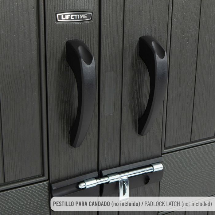 Cabane Lifetime 213 x 228 x 280 cm Gris 4 Cabane Lifetime 213 x 228 x 280 cm Gris 4