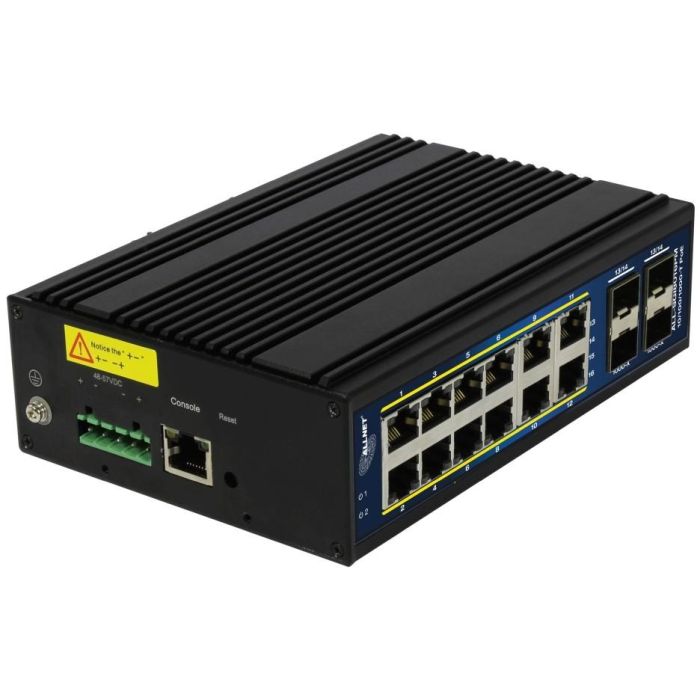 12+4P ALLNET ALL-SGI8016PM POE+ M industrial 2