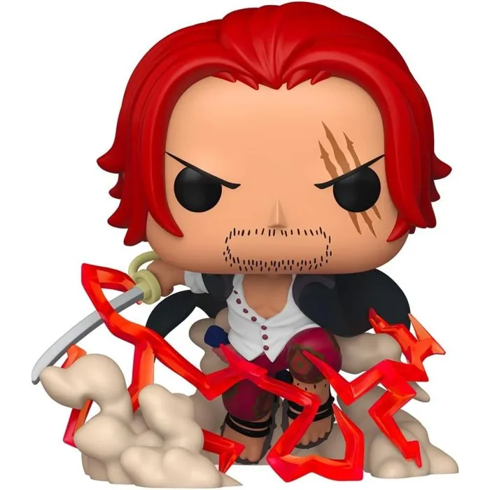 Funko Shanks One Piece - Figurine Funko Pop! Plus en Vinyle - Personnage Emblématique de l'Équipage du Roux - Figurine de Collection avec Boîte Vitrine