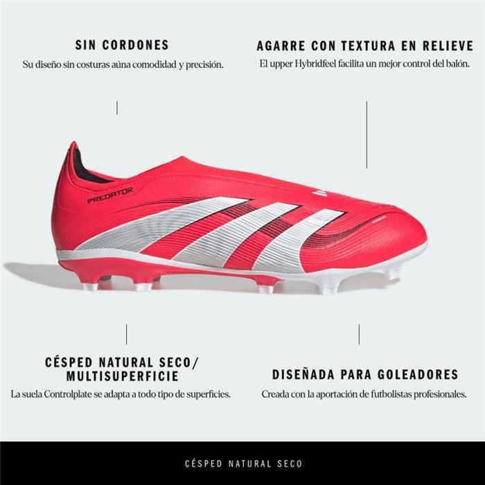 Chaussures de Football pour Adultes Adidas Predator League Ll Fg/Mg Rouge 1 Chaussures de Football pour Adultes Adidas Predator League Ll Fg/Mg Rouge 1