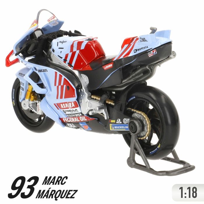 Motocyclette Ducati 2024 DUCATI GRESINI 12 X 8 X 4 CM 5 Motocyclette Ducati 2024 DUCATI GRESINI 12 X 8 X 4 CM 5