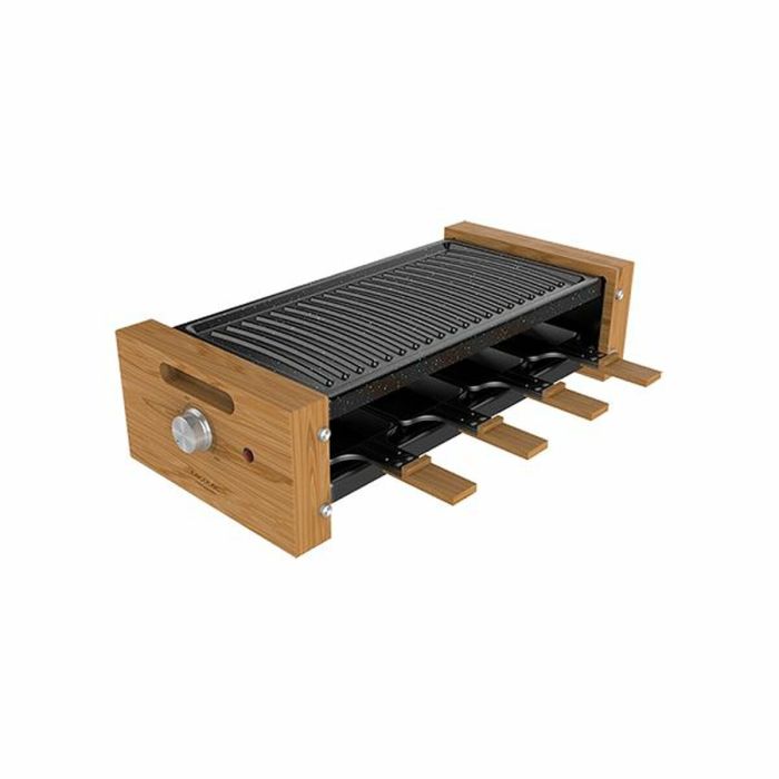 Grill Cecotec Cheese&Grill 8200 Wood Black 1200 W 2 Grill Cecotec Cheese&Grill 8200 Wood Black 1200 W 2