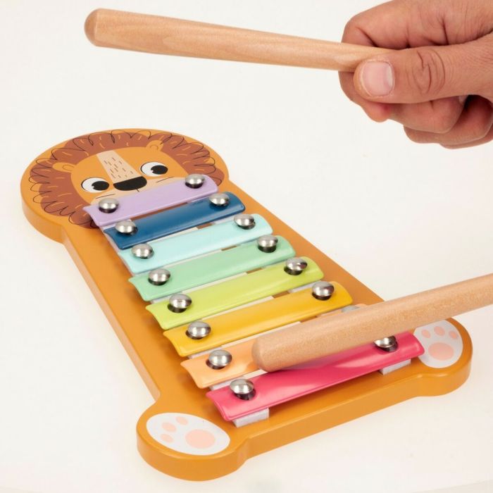 Xylophone Woomax Lion Bois 16 x 2,5 x 26 cm (6 Unités) 5 Xylophone Woomax Lion Bois 16 x 2,5 x 26 cm (6 Unités) 5