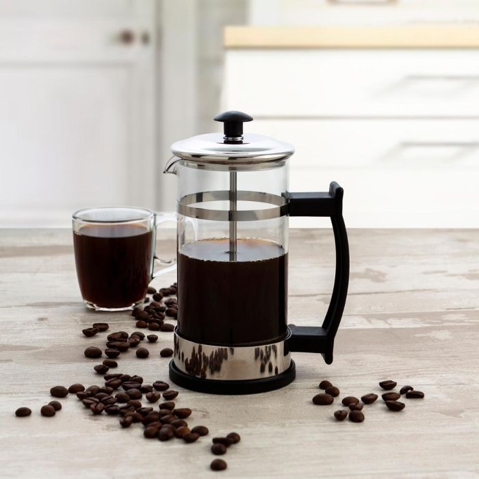 Cafetera Vidrio con Émbolo Serenia Quid 35 cL 1 Cafetera Vidrio con Émbolo Serenia Quid 35 cL 1