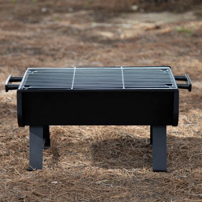 Barbecue Portable Aktive Acier 45 x 25 x 30 cm Noir (2 Unités) 5