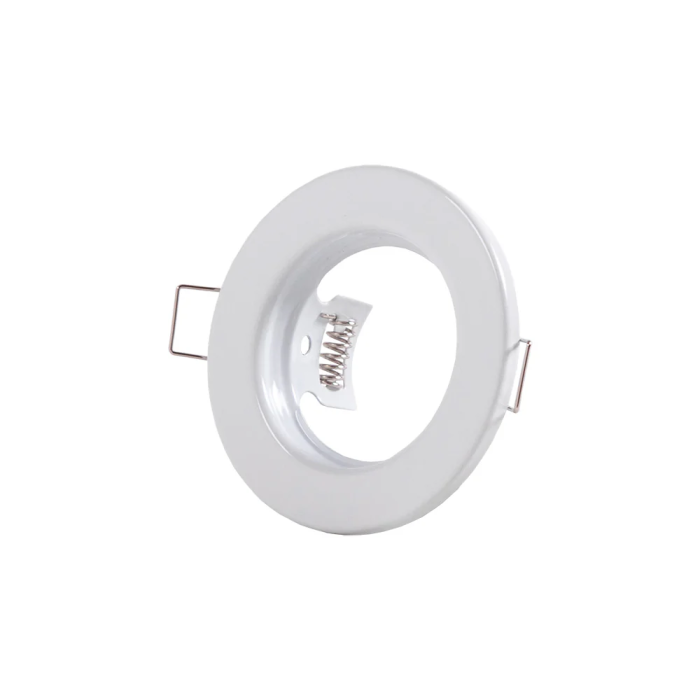 Aro LED GU10 / GU5.3 Downlight Circulaire Sara Acero 81mm Blanc pour Maison, Bureau, Musée 0