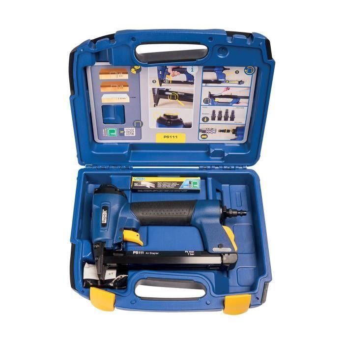 Agrafeuse Pneumatique - RAPID - PS111 - Corps en Magnésium - Compatible avec Agrafes N°140 2