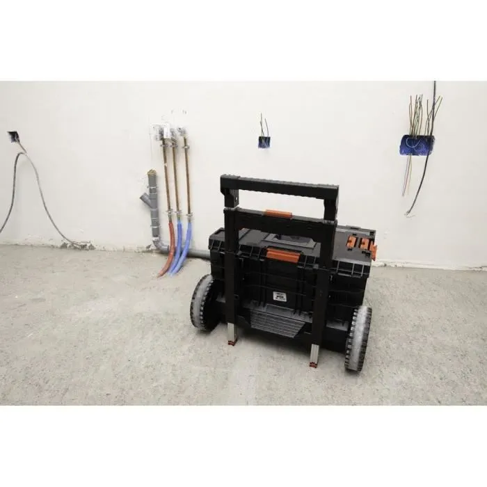 Ks Tools 850.0381F Chariot pour boîte à outils mobile SCM, mallette à outils avec roues 4 Ks Tools 850.0381F Chariot pour boîte à outils mobile SCM, mallette à outils avec roues 4
