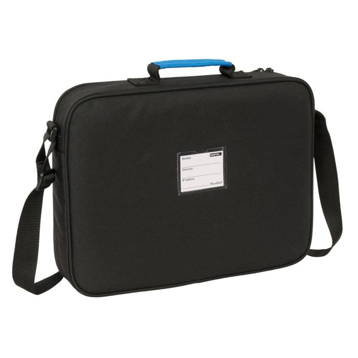 Cartable BlackFit8 Underground Bleu Noir 38 x 28 x 6 cm 1