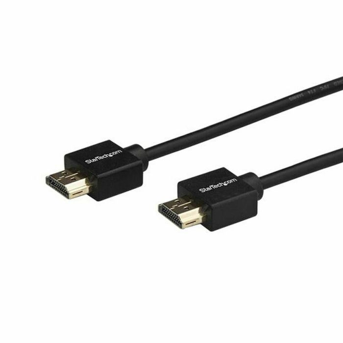 Câble HDMI Startech HDMM2MLP 4K Ultra HD 2 m Noir 1