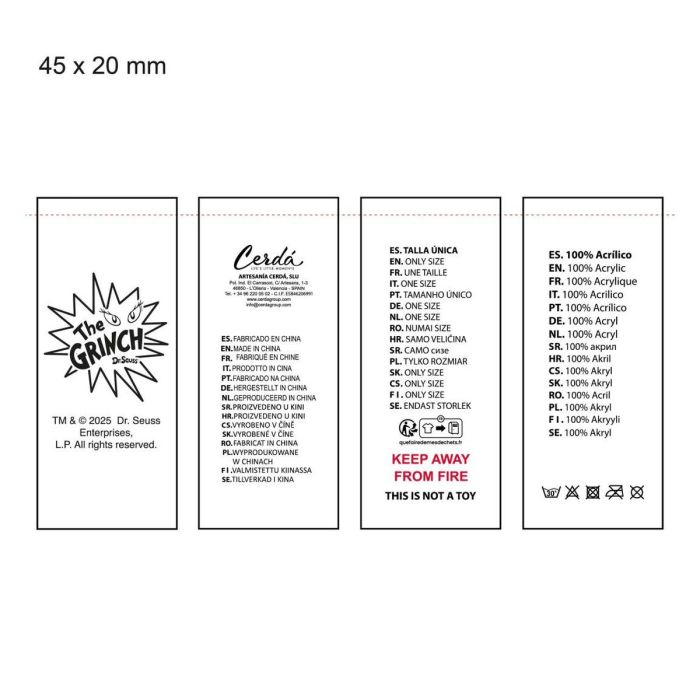 Casquette enfant The Grinch Vert 2