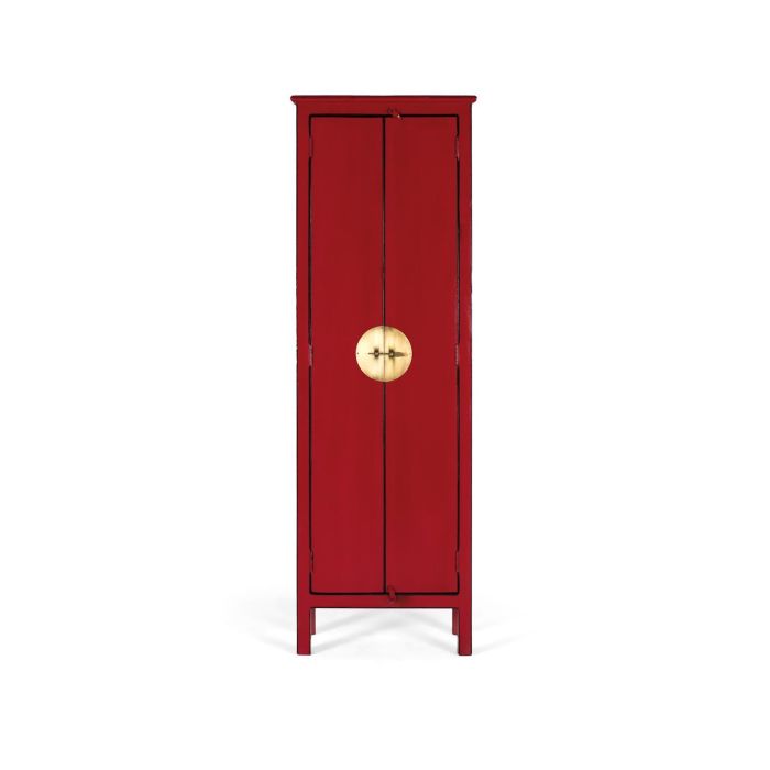 GINER Y COLOMER Armario de 2 Puertas - Armoire 2 portes en bois de manguier, couleur rouge, 180 x 60 x 35 cm 0 GINER Y COLOMER Armario de 2 Puertas - Armoire 2 portes en bois de manguier, couleur rouge, 180 x 60 x 35 cm 0