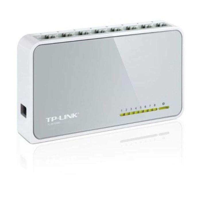 Commutateur Réseau de Bureau TP-Link TL-SF1008D 10/100 Mbps Plastique 4 Commutateur Réseau de Bureau TP-Link TL-SF1008D 10/100 Mbps Plastique 4
