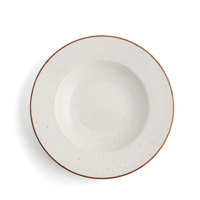 Assiette creuse Ariane Terra Céramique Beige (Ø 26 cm) (6 Unités) 3