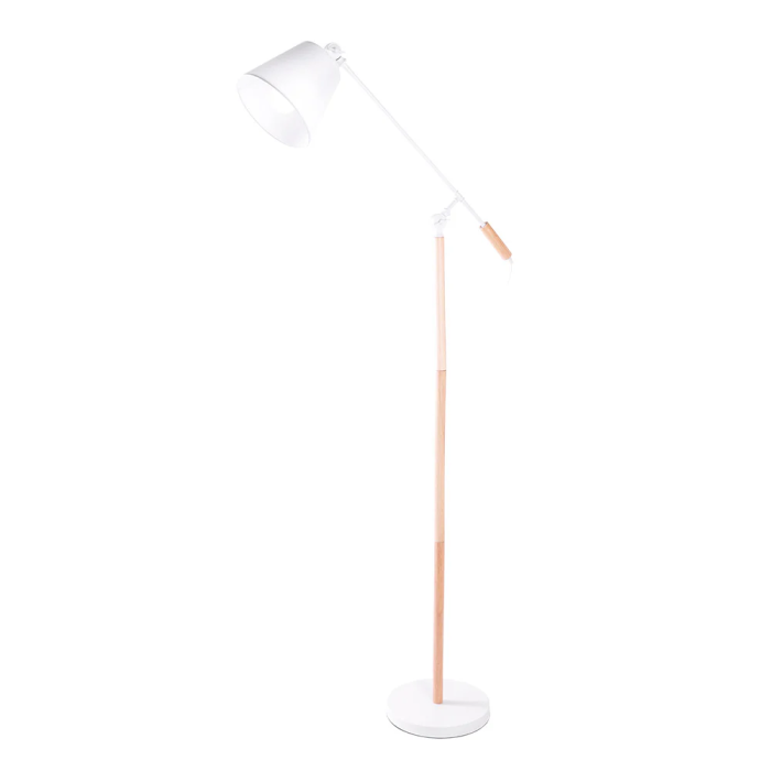 Lampe sur pied style nordique, design élégant et moderne, polyvalente pour salon, chambre, bureau, cuisine, [SKD-F005-R] 10