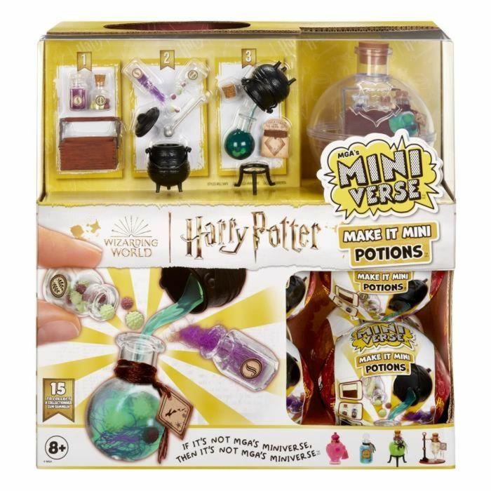 Miniverse Harry Potter Coffret complet avec 15 mini potions à créer Jeu de loisirs créatifs à partir de 8 ans MINIVBOXHP