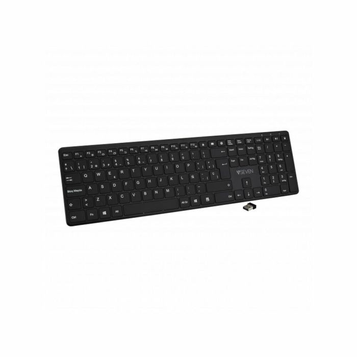 Clavier Bluetooth V7 KW550 BT Noir Espagnol Qwerty 2