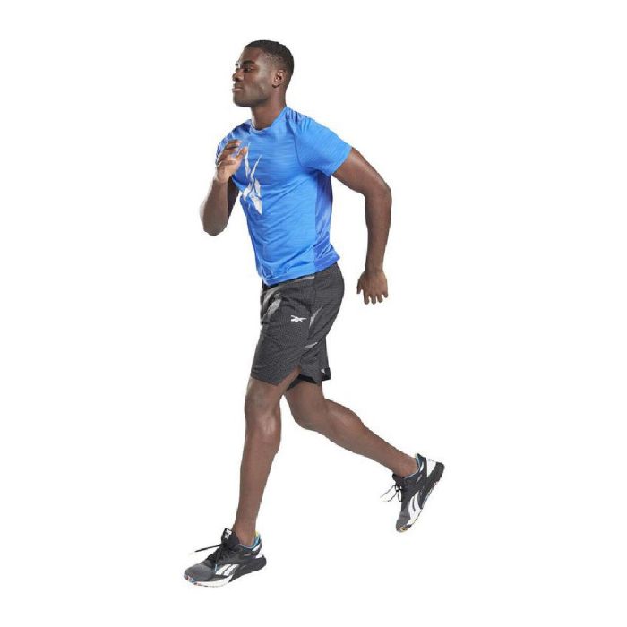 T-shirt à manches courtes homme Reebok Workout Ready Activchill Bleu 3