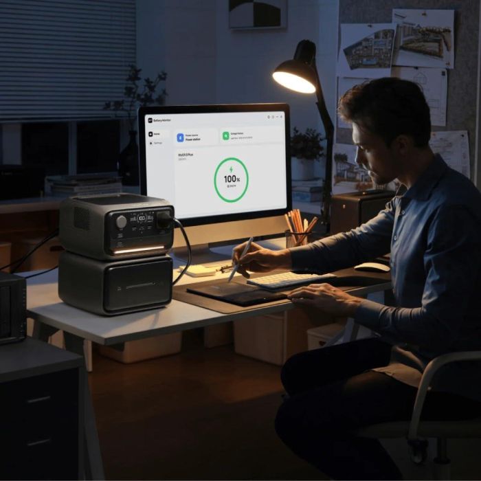 Centrale électrique portable Ecoflow River 3 Max Plus 2