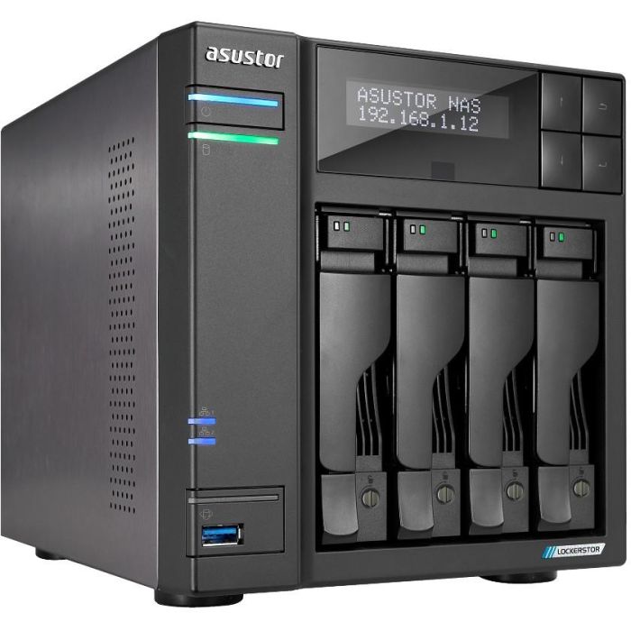 ASUSTOR Lockerstor NAS AS6704T 4-Bay 1 ASUSTOR Lockerstor NAS AS6704T 4-Bay 1
