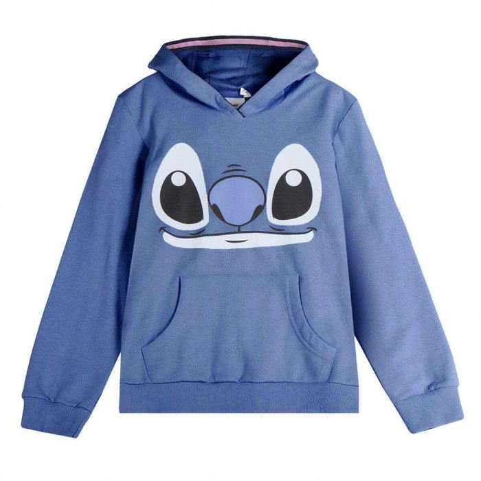 Sweat à capuche enfant Stitch Bleu 6