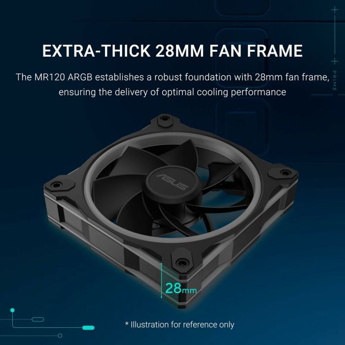 Ventillateur de cabine Asus 90DA00I0-B09020 Ø 12 cm (3 Unités)