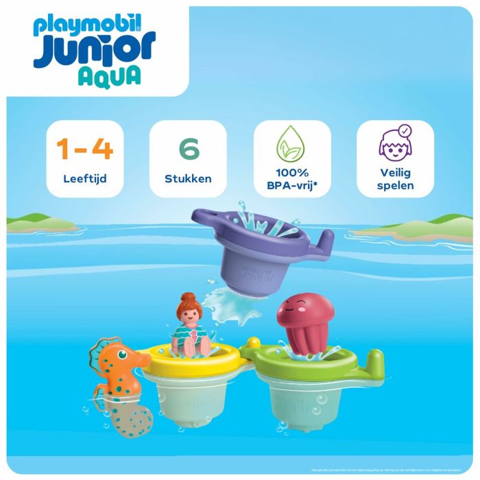 Playset Playmobil Junior Water 71776 6 Pièces 6 Playset Playmobil Junior Water 71776 6 Pièces 6
