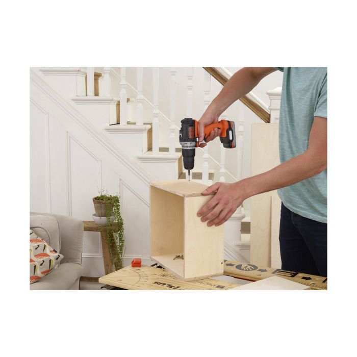 Perceuse à Percussion Black & Decker BDCHD12S1-XJ 12V 1,5 Ah 12 V 6 Perceuse à Percussion Black & Decker BDCHD12S1-XJ 12V 1,5 Ah 12 V 6