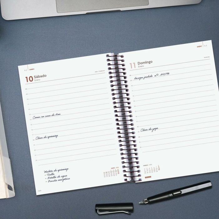 Agenda Finocam OPAQUE Noir A5 15,5 x 21,2 cm 2026 4