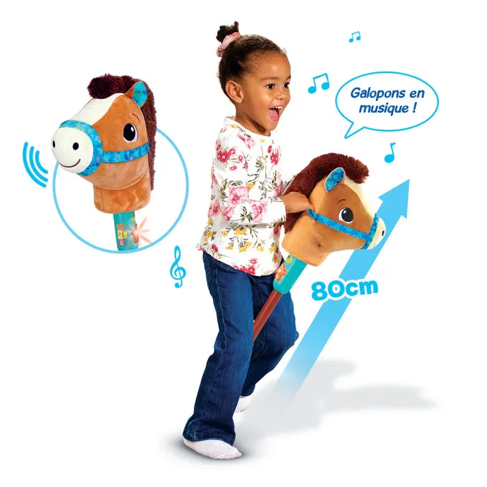 Vtech Baby Mistral Cheval Bâton Musical Multicolore, Poney Peluche Apprentissage et Musique, 2 à 7 ans Vtech Baby Mistral Cheval Bâton Musical Multicolore, Poney Peluche Apprentissage et Musique, 2 à 7 ans