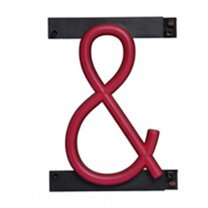 Lettres LED Néon Personnalisables - Largeur 108mm, Hauteur 161mm, Profondeur 38mm - Accessoires de Montage Inclus 2