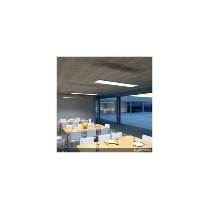 Panel LED Superslim 48W 4800Lm 120x30cm Blanc avec Contrôle à Distance (Intensité-CCT) HO-PANMB295119548W-RC 4