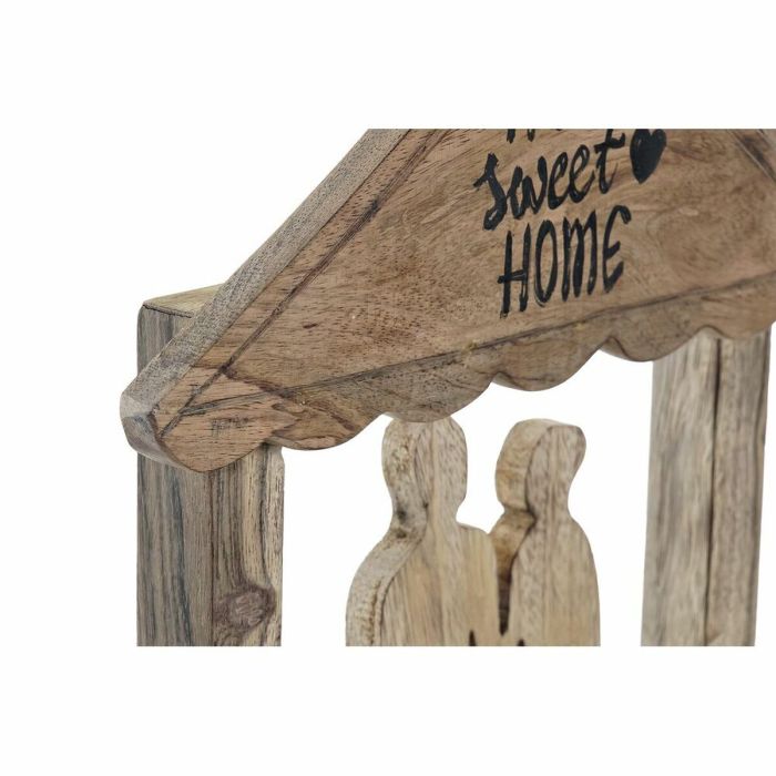 Figurine Décorative DKD Home Decor Marron Bois de manguier Moderne Famille (30 x 8 x 39 cm) 2