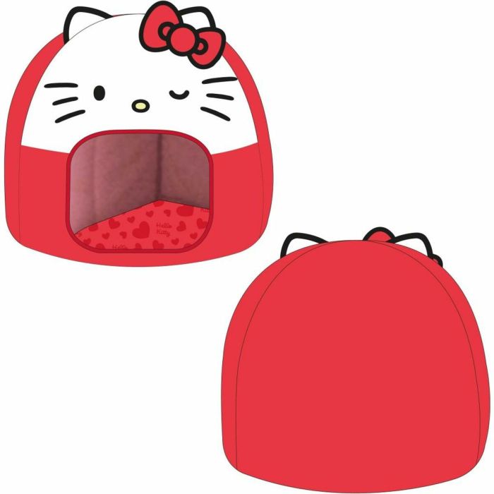 Lit pour chien Hello Kitty Rouge 1