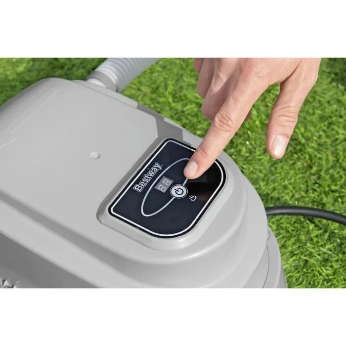 Bestway Calentador eléctrico BES6941607346709 Piscinas Elevadas Gris 4