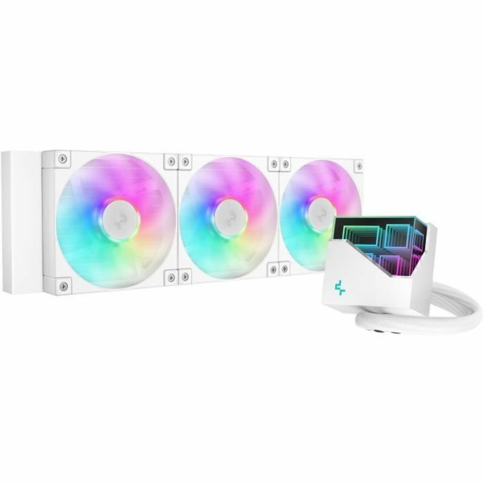 Deepcool LT360 ARGB Refroidissement Liquide AIO Blanc avec 3 ventilateurs 120mm ARGB AAAQM68962