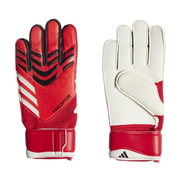 Gants de Gardien de But Adidas Predator Rouge Adultes 13-15 Ans