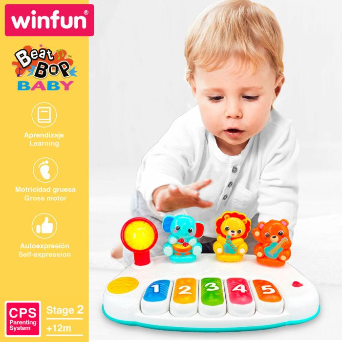 Piano jouet Winfun 26 x 11 x 15 cm (4 Unités) 4