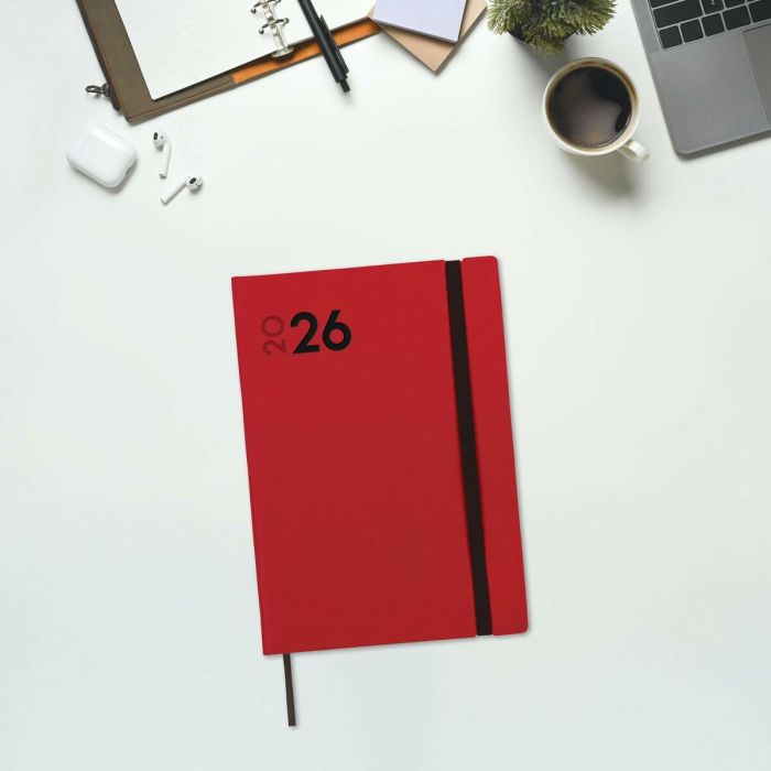Agenda Finocam Rouge A5 14 x 20,4 cm 5