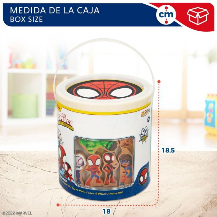 Playset Spidey Amazing Friends 50 Pièces 4 Unités 8 x 9,5 x 1,5 cm 1