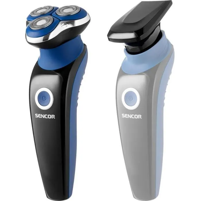 Sencor SMS 5520BL - Rasoir électrique avec lames en acier inoxydable, rasage à sec, charge rapide 90 min et autonome 60 min, lavable Sencor SMS 5520BL - Rasoir électrique avec lames en acier inoxydable, rasage à sec, charge rapide 90 min et autonome 60 min, lavable